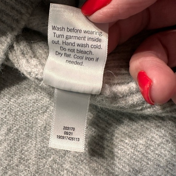 Nine West Hooded Sweater w/Stripes in Copper & Silver Sequins Size Large NWOT - Picture 4 of 9